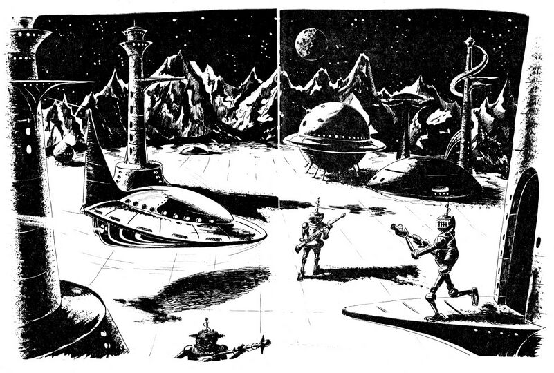 Impressionen Atlan 170 Zeichner: Johnny Bruck © Heinrich Bauer Verlag KG, Hamburg