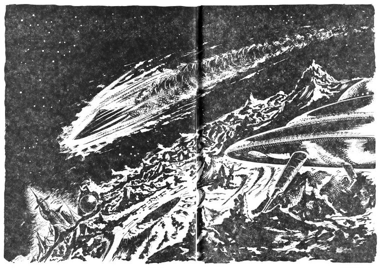 Impressionen Atlan 141 Zeichner: Johnny Bruck © Heinrich Bauer Verlag KG, Hamburg