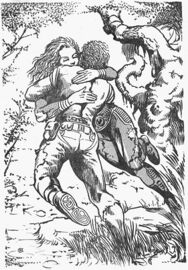 Heft PR 980: Lyn Degas mit Hormel Dan Zeichner: Themistokles Kanellakis © Heinrich Bauer Verlag KG, Hamburg