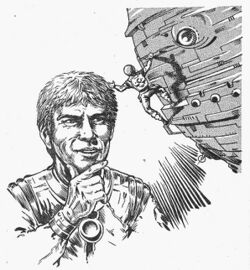 Heft PR 958: Perry Rhodan und der vorlaute Siganese Vavo Rassa Zeichner: Themistokles Kanellakis © Heinrich Bauer Verlag KG, Hamburg