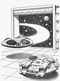 Heft PR 968: Hangar der BASIS Zeichner: Themistokles Kanellakis © Heinrich Bauer Verlag KG, Hamburg