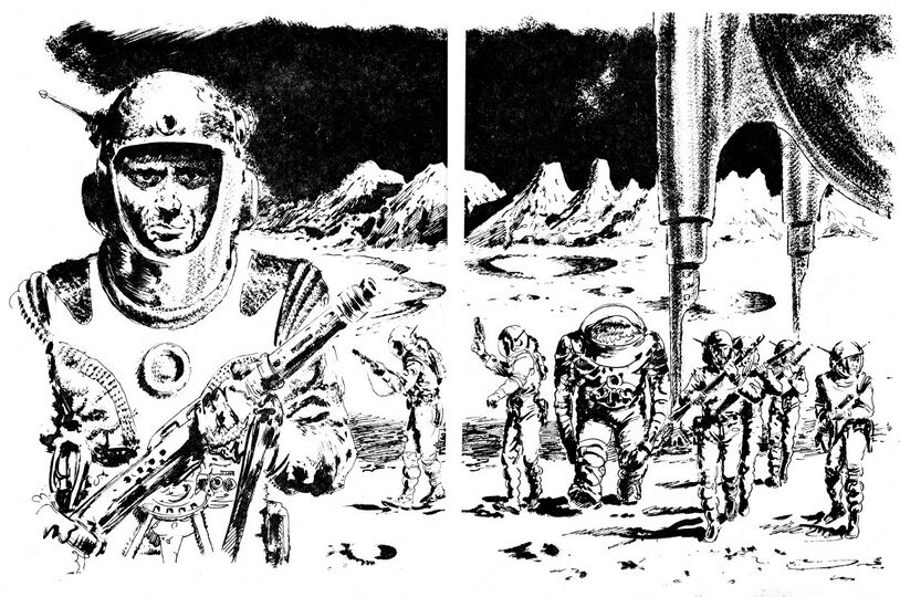 Impressionen Atlan 184 Zeichner: Johnny Bruck © Heinrich Bauer Verlag KG, Hamburg