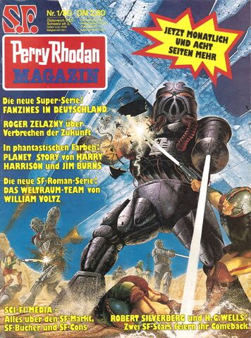 Band 11: Perry Rhodan Magazin 1/80 Zeichner: Terry Oakes © Heinrich Bauer Verlag KG, Hamburg