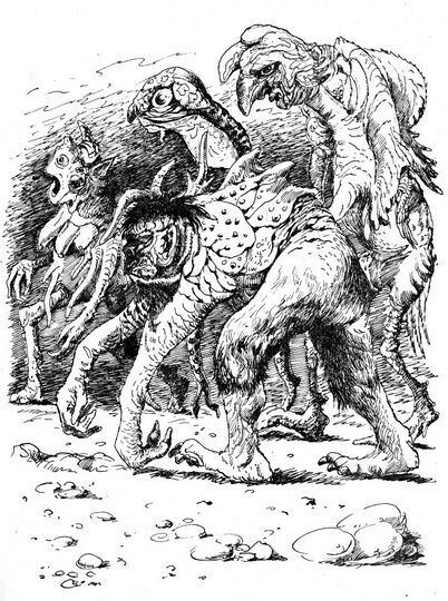 Glasdämonen in der Glassteppe Atlan 196 Zeichner: Johnny Bruck © Heinrich Bauer Verlag KG, Hamburg