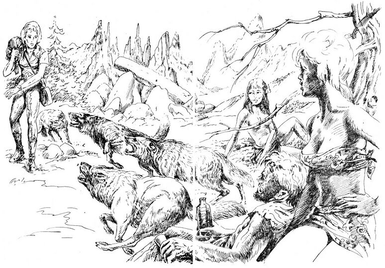 Impressionen Atlan 127 Zeichner: Johnny Bruck © Heinrich Bauer Verlag KG, Hamburg