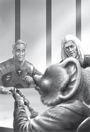 Kitai Ishibashi, Atlan und Gucky PR 2596 Zeichner: Swen Papenbrock © Heinrich Bauer Verlag KG, Hamburg