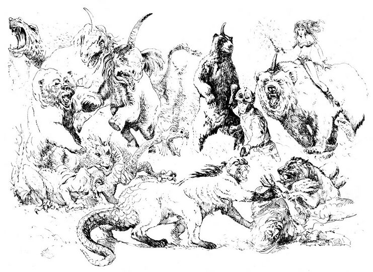 Impressionen Atlan 174 Zeichner: Johnny Bruck © Heinrich Bauer Verlag KG, Hamburg