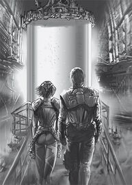 Perry Rhodan und Mikru PR 2556 Zeichner: Dirk Schulz/Horst Gotta © Heinrich Bauer Verlag KG, Hamburg