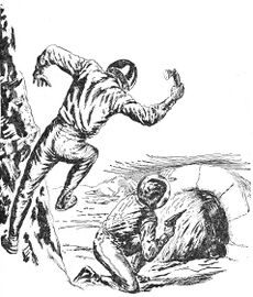 PR 29 Paradicsom wird von Julian Tifflor überwältigt Zeichner: Johnny Bruck © Heinrich Bauer Verlag KG, Hamburg