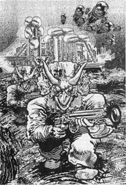 Makrons Albtraum (Jaranoc) PR 2520 Zeichner: Michael Wittmann © Heinrich Bauer Verlag KG, Hamburg