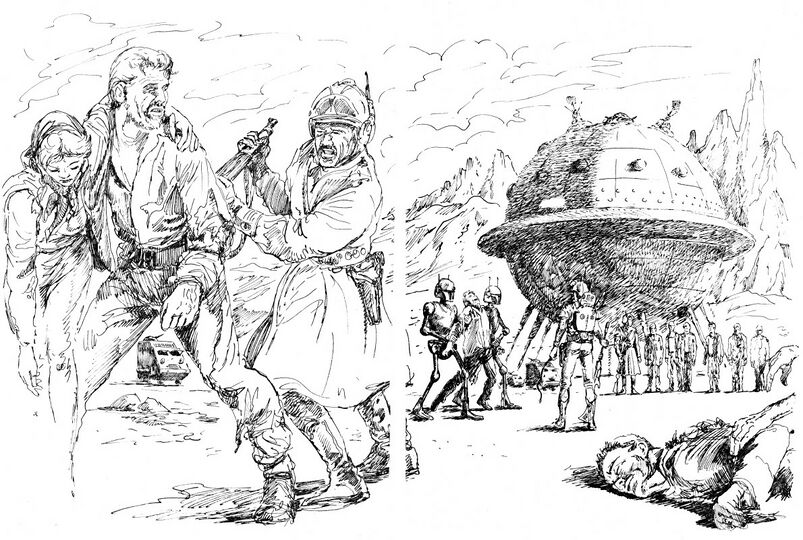 Impressionen Atlan 185 Zeichner: Johnny Bruck © Heinrich Bauer Verlag KG, Hamburg